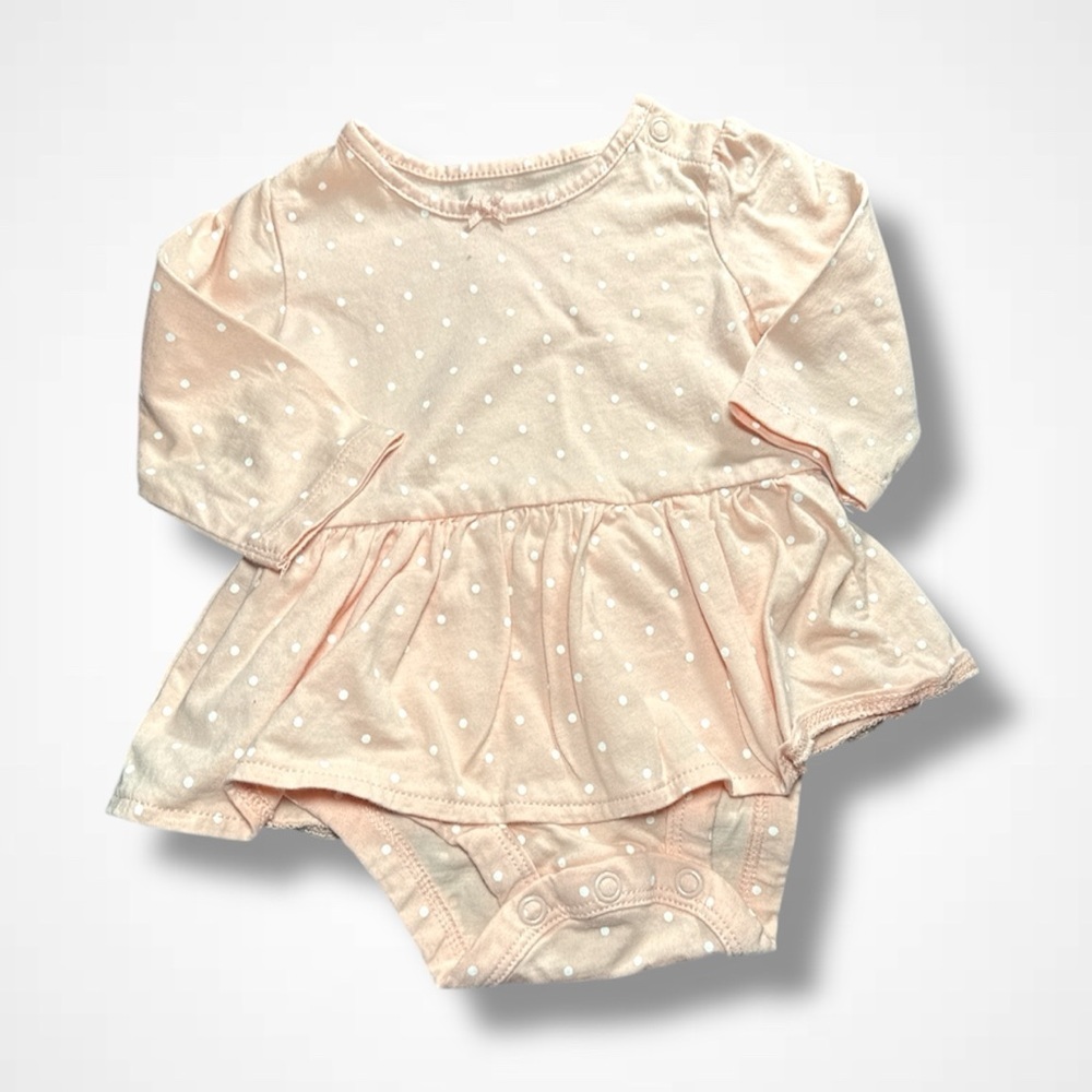 4/$29 Carter’s Polka Dot Peach Onesie